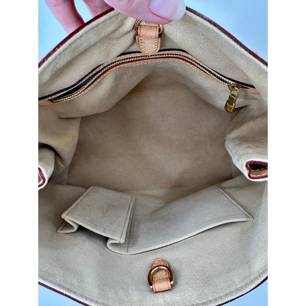 Louis Vuitton Hampstead PM Damier Azur Canvas Tote Bag w/ Dust Bag - Picture 11 of 14